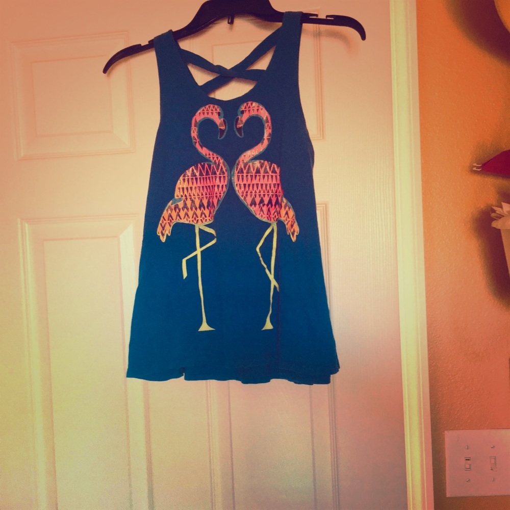 Blue tank top